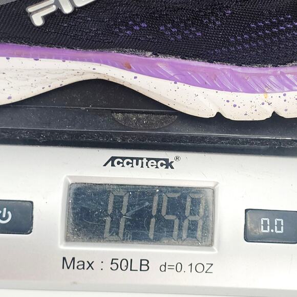 Fila Memory Outreach Athletic Running Sneaker Shoe Black Purple Women's 9 G25 - Picture 9 of 9